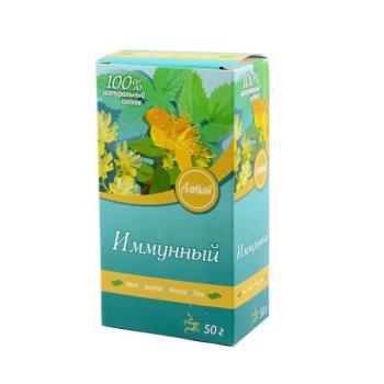 100% -ban természetes tea "Immunitas" - Firma Kima - 50g kép