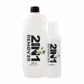 2in1 Gél Lakk Leoldó és Lakklemosó Folyadék - Vanilla (1000ml	) kép