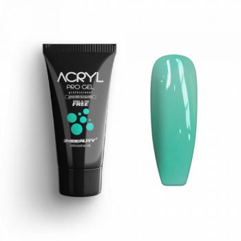 Acryl Pro Gel Greenish Turquoise - HEMA & TPO Mentes Akrilzselé (15g) kép
