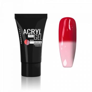 Acryl Pro Gel HC02 Red - Light Pink (30g) kép