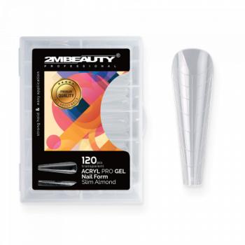 Acryl Pro Gel Nail Form Slim Almond - 120 darabos (120db - dobozzal) kép