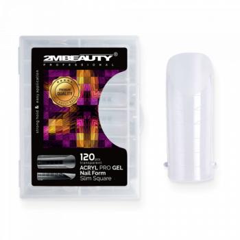 Acryl Pro Gel Nail Form Slim Square - 120 darabos (120db - dobozzal) kép