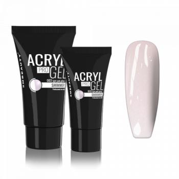 Acryl Pro Gel Shimmer 003 Light Pink Glitter (30g) kép
