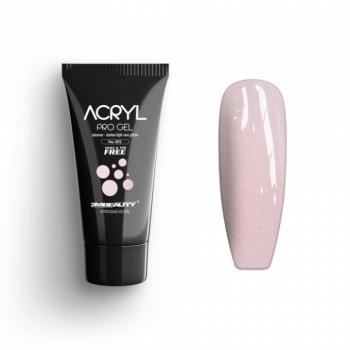 Acryl Pro Gel Shimmer 005 Darken Light Rose Glitter - HEMA & TPO Mentes Akrilzselé (15g) kép