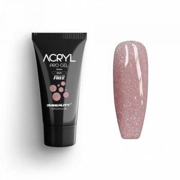 Acryl Pro Gel Shimmer Blush - HEMA & TPO Mentes Akrilzselé (15g) kép