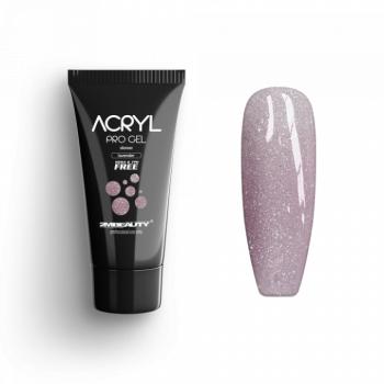 Acryl Pro Gel Shimmer Lavender - HEMA & TPO Mentes Akrilzselé (15g) kép