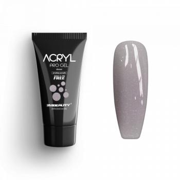 Acryl Pro Gel Shimmer Smokey Purple - HEMA & TPO Mentes Akrilzselé (15g) kép