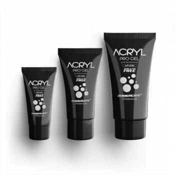 Acryl Pro Gel Soft White - HEMA & TPO Mentes Akrilzselé - Tubusos (30g) kép