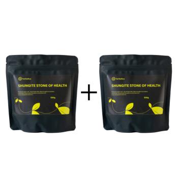 Akciós készlet: 2 x Ásványi sungit morzsa - természetes vízszűrő 500g - Herbatica kép