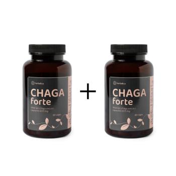 Akciós készlet: 2 x Szibériai Chaga FORTE - 60 vegán kapszula (600mg/kapszula) - Herbatica kép