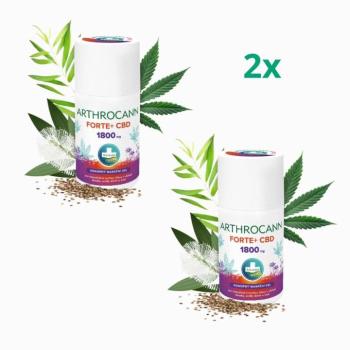 Akciós készlet: 2x ARTHROCANN kender masszázs gél FORTE+1800 mg CBD - 90 ml - Annabis kép