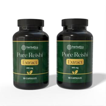 Akciós készlet: 2x Reishi Extract 30% poliszacharid – 90 kapszula – Herbatica kép