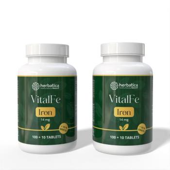 Akciós készlet: 2x Vas 14 mg – 110 tabletta – Herbatica kép