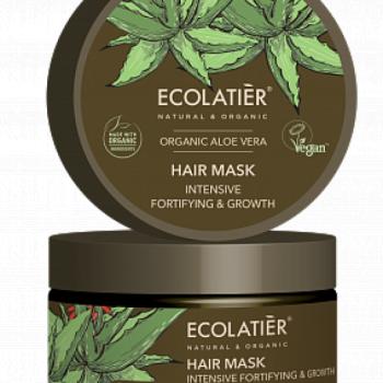 Aloe vera hajmaszk - fokozza és támogatja a haj növekedését  - 250ml- EcoLatier Organic kép