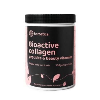 Bioaktív kollagén peptidekkel és vitaminokkal a szépségért, körmökért, hajért és bőrért - 300g - Herbatica Íz (Príchuť2): Eper kép