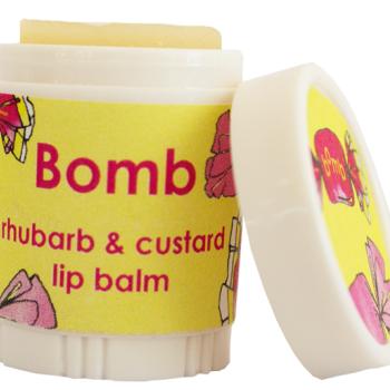 Bomb Cosmetics Ajakbalzsam - Rebarbara puding kép
