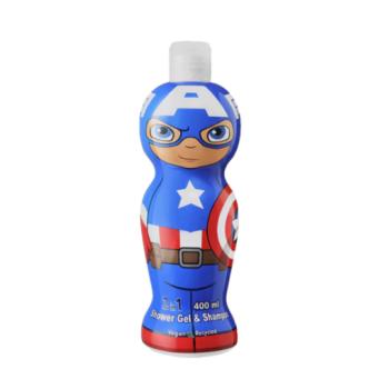 CAPTAIN AMERICA - Tusfürdő és sampon 2in1  Tusfürdő és sampon 2in1 - 400ml kép