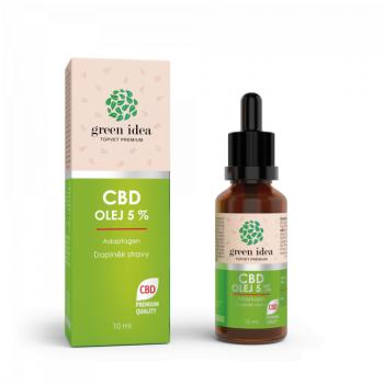 CBD olaj 5 % 10 ml - Green idea kép