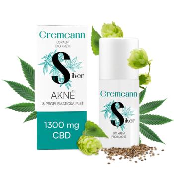 CREMCANN SILVER 1 300 mg helyi bio krém problémás bőrre - 30 ml - Annabis kép