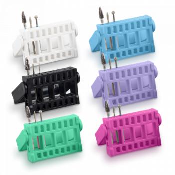 Csiszolófej Tartó Állvány - 16 Darabos (Magenta) kép