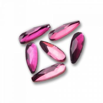 Csiszolt formakő csepp kicsi 04 light purple (csomag) kép