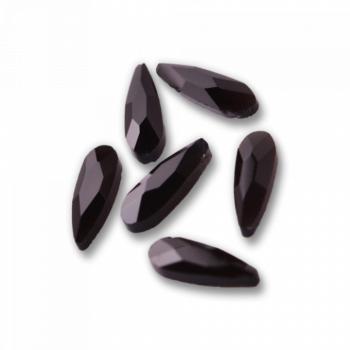 Csiszolt formakő csepp kicsi 09 black (csomag) kép