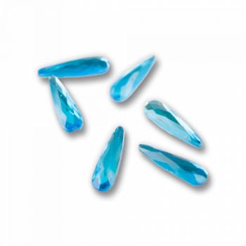 Csiszolt formakő csepp kicsi 15 lake blue (csomag) kép
