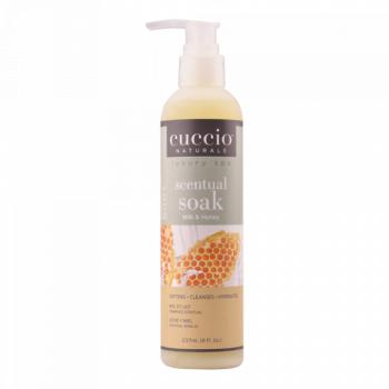 Cuccio 3in1 Tusfürdő Tejjel és Mézzel - Scentual Soak Milk & Honey (237 ml) kép