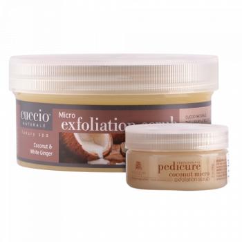 Cuccio Bőrradír Kókusszal és Fehér Gyömbérrel - Micro Exfoliation Scrub Coconut & White Ginger (453 g) kép