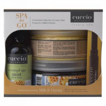 Cuccio Hidratáló Szett Tejjel És Mézzel Szürke - Spa To Go Milk & Honey () kép