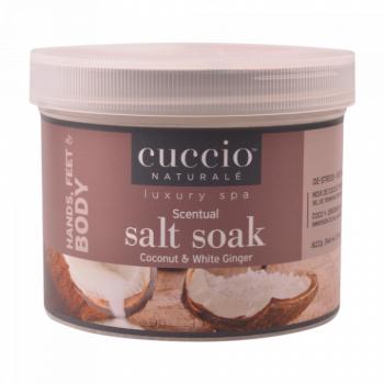 Cuccio Tengeri Sófürdő Kókusszal és Fehér Gyömbérrel - Scentual Salt Soak Coconut & White Ginger (822 g) kép