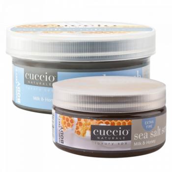 Cuccio Tengeri Sós Bőrradír Tejjel és Mézzel - Sea Salt Scrub Milk & Honey (226 g) kép