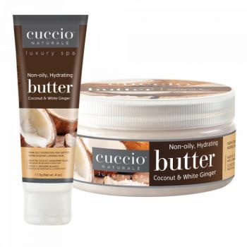 Cuccio Testvaj Kókusszal és Fehér Gyömbérrel - Non-Oily, Hydrating Butter Blends Coconut & White Ginger (226 g) kép