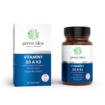 D3 és K2 VITAMINOK - 60 db kapszula - Green idea kép
