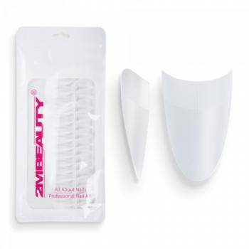 Easy Press On Nail Tip Half Short Almond - 160 DB Tip (160db - zacskóval) kép