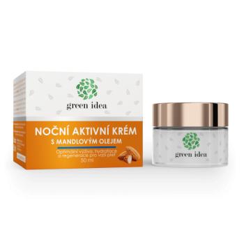 Éjszakai aktív krém mandulaolajjal 50 ml - Green idea kép