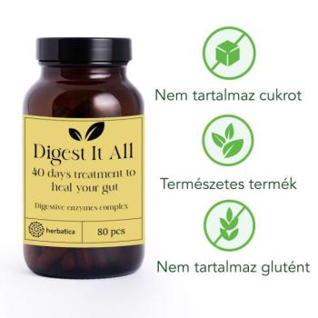 Emésztőenzim komplex - 80 vegán kapszula - Herbatica kép