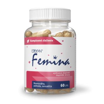 EREXAN Femina – A hormonális egyensúly, a jó közérzet és a női szexualitás támogatására – 60 kapszula kép