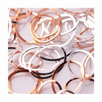 Fém Díszítő 31 Oval Gold&Silver () kép