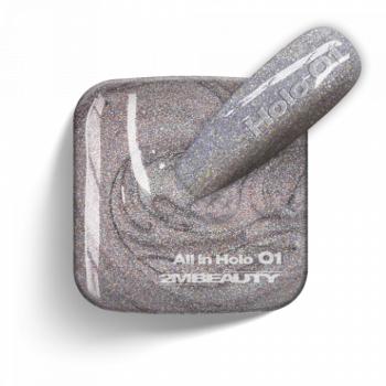 Gel Lack - All In Holo 01 (5ml - mini me) kép