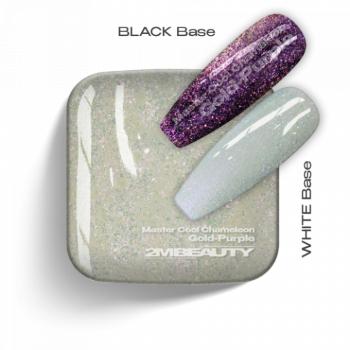 Gel Lack Fedő - Master Cool Chameleon Top Gold-Purple (13 ml) kép