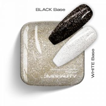 Gel Lack Fedő - Master Cool Glitter Top Silver (13 ml) kép