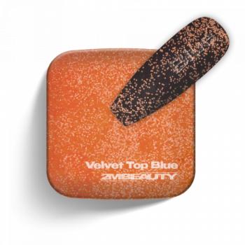 Gel Lack Fedő - Velvet Top Orange (5ml - mini me) kép