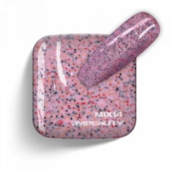 Gel lack - Mix 14 (Pink felirat - 13 ml) kép