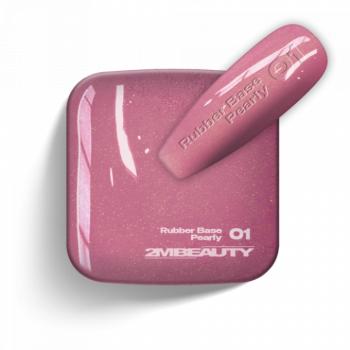 Gel Lack - Rubber Base Pearly 01 (5ml - mini me) kép