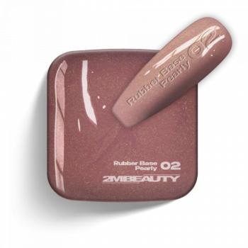 Gel Lack - Rubber Base Pearly 02 (13 ml) kép