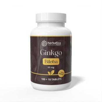 Ginkgo biloba 60 mg - 110 tabletta - Herbatica kép