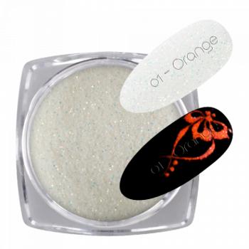 Glow Glitter White 01 - Orange () kép