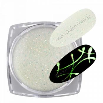 Glow Glitter White 03 - Neon Green-Yellow () kép