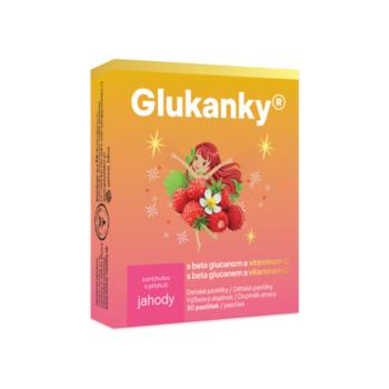Glukánky – epres ízű gyermekpasztillák 30 db – Green Idea kép